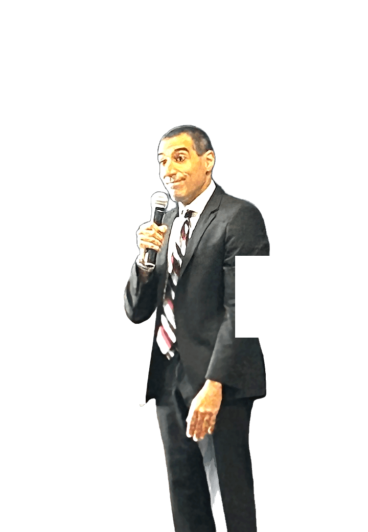 Paul Ireifej speaking on stage